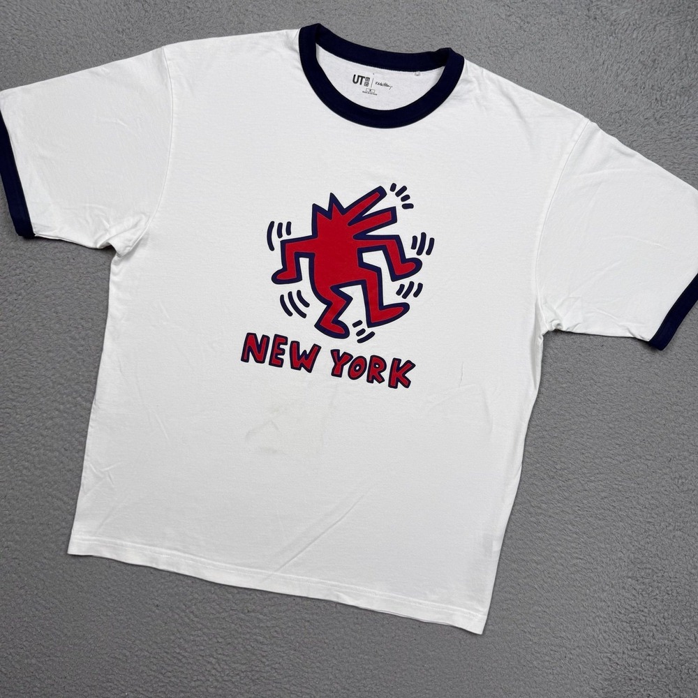Keith Haring New York Art Ringer T-Shirt